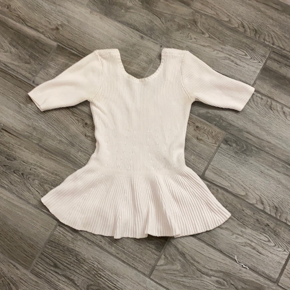 Guess peplum knitted top